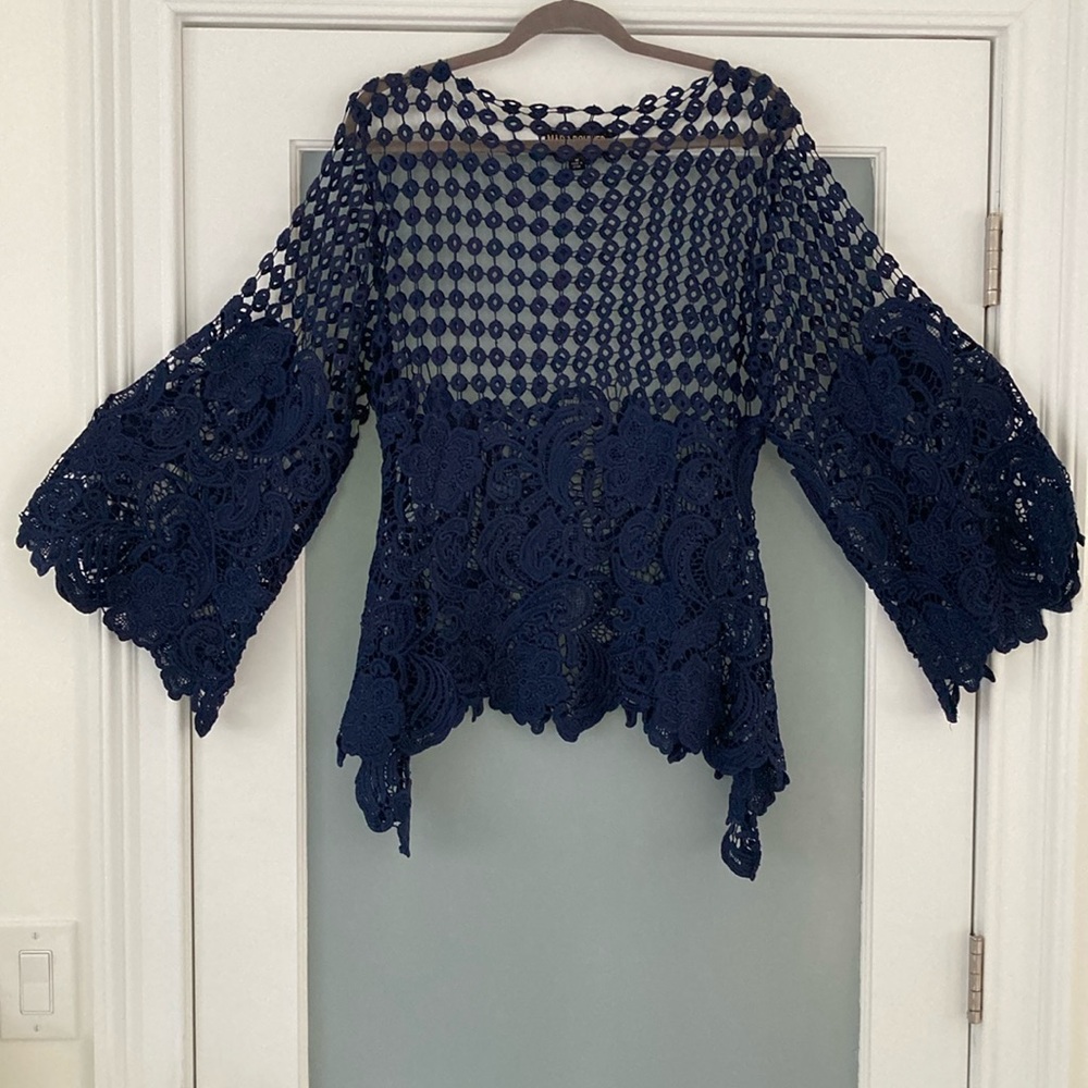 Marc Bouwer Chrocet Lace Top